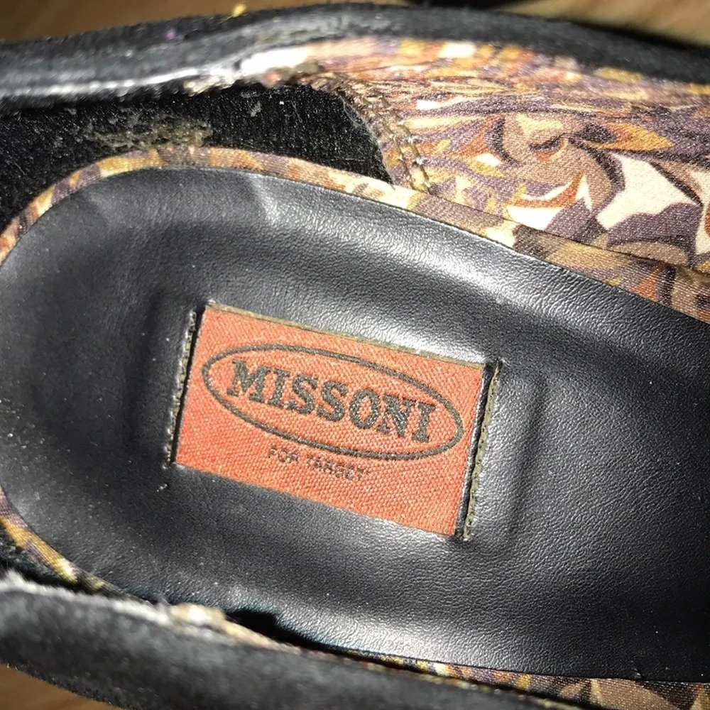 Missoni for Target Black Block Heels with zigzag 9